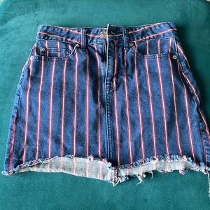 American Eagle striped skirt